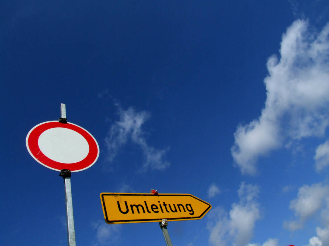 Sperrung Umleitung